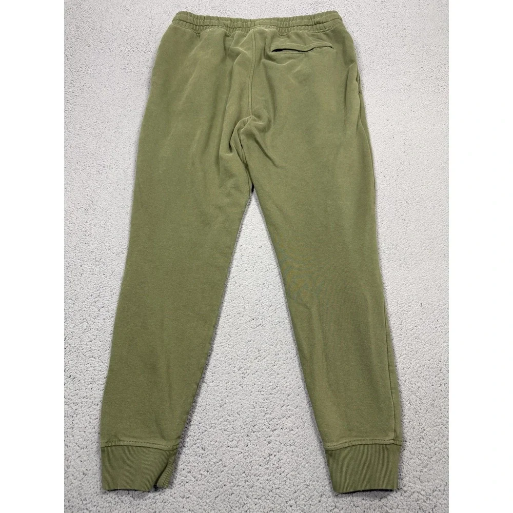 Gymshark Pants Mens Large Green Fleece Joggers Sweatpants Logo Athletic A2A4H